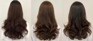 The stunning transformation with Air Wave Perm Hair