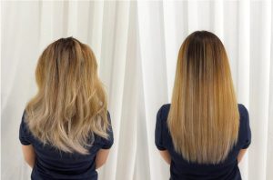 Keratin treatment helps in improving manageability