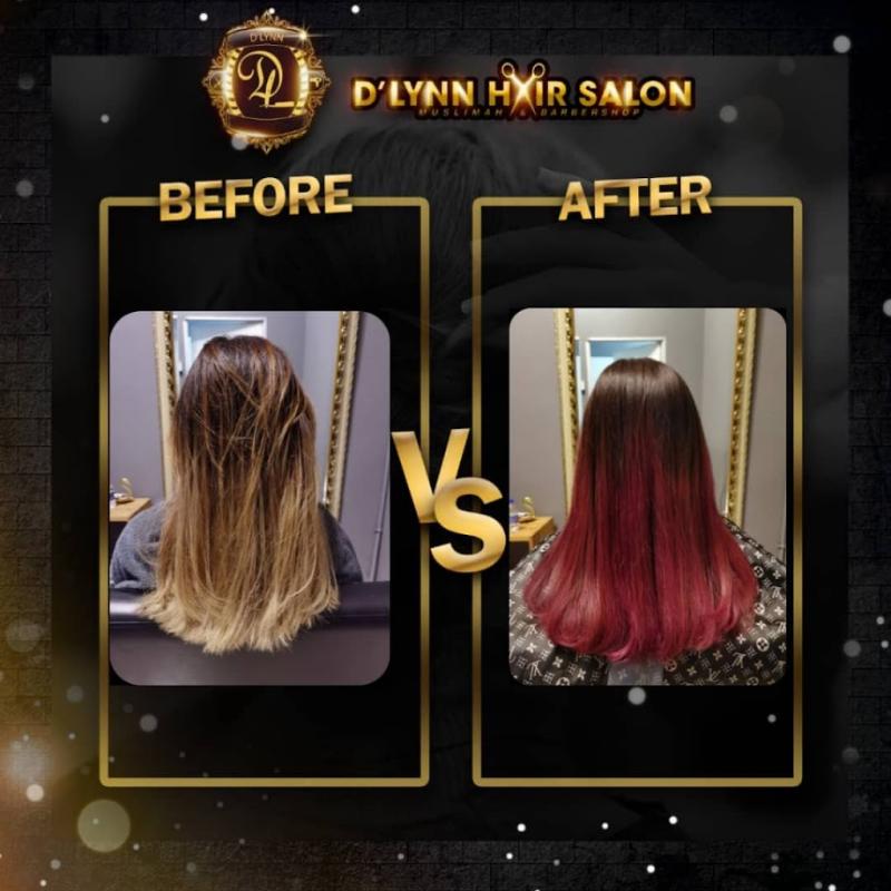 DLynn Hair Salon Before after